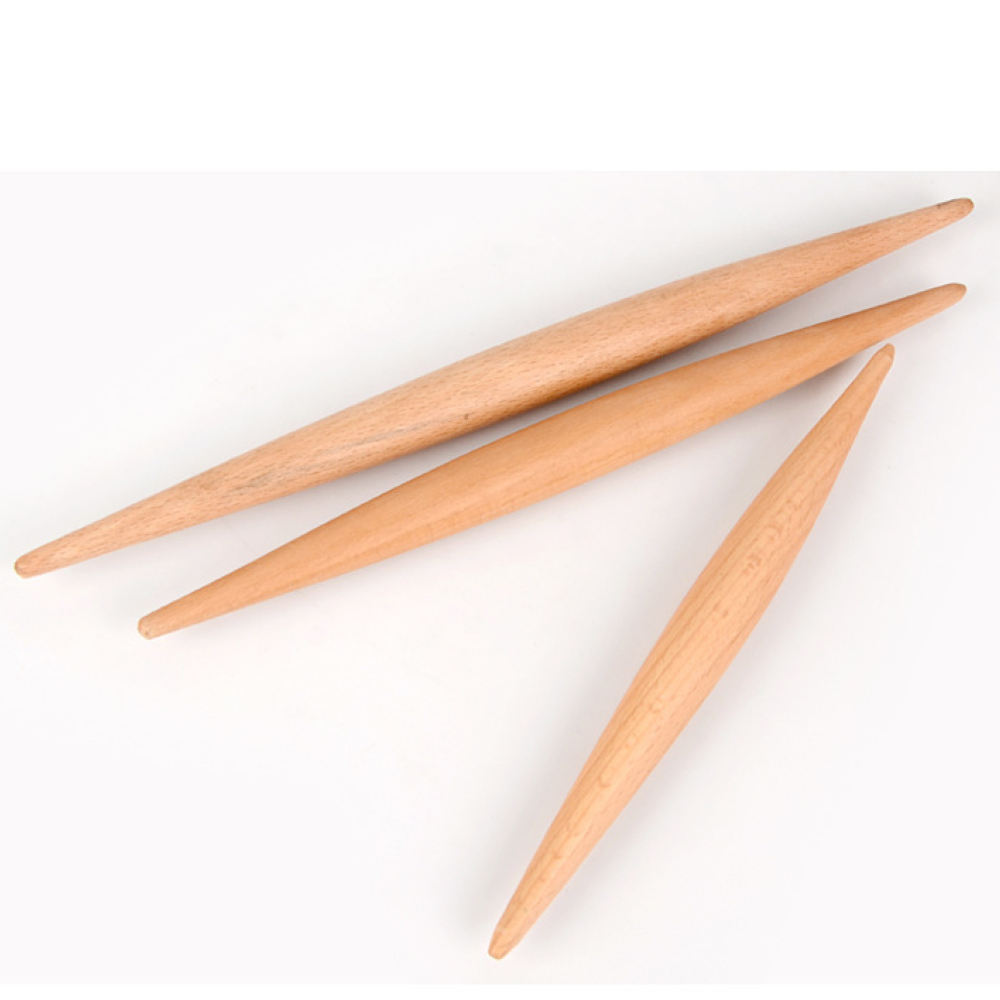 Wooden Rolling Pin Pointed Dou - Kitchen Roller Baking ulasan dan harga