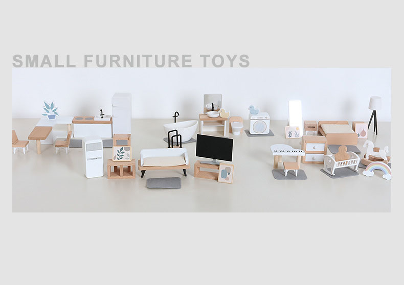 Modern dollhouse furniture kit - Kitchen Uncle ulasan dan harga