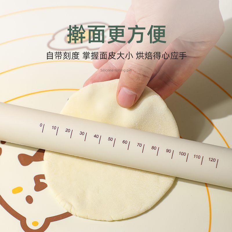 Food Grade Silicone Rolling Pi - Kitchen Roller Baking ulasan dan harga